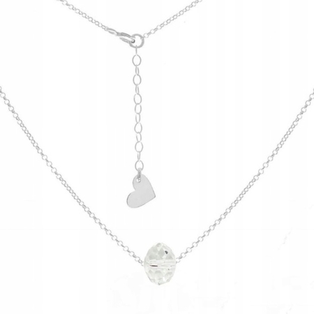 Naszyjnik z kr. Swarovskiego® Briolette 8 Crystal srebro 925